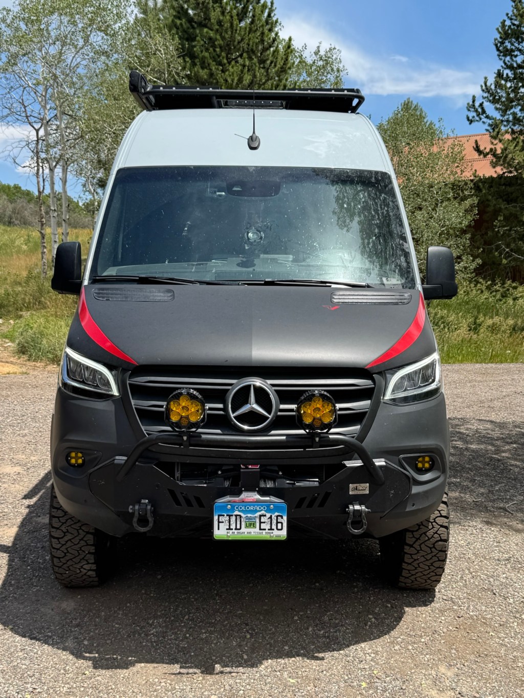 Van photos outside